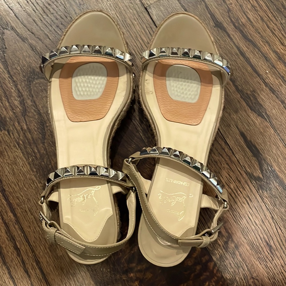 CHRISTIAN LOUBOUTIN CATACLOU 60 GOLD SIZE 40
